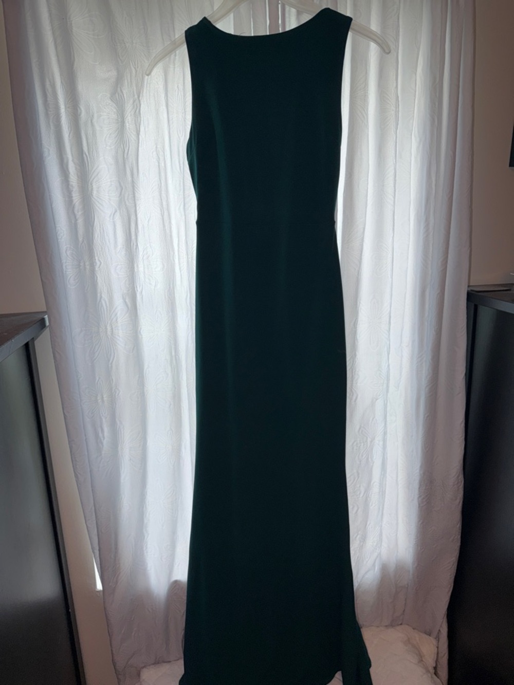 Lulu's Forest Green Sleeveless Maxi Dress